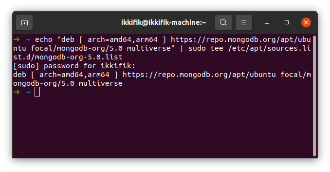 Repository MongoDB