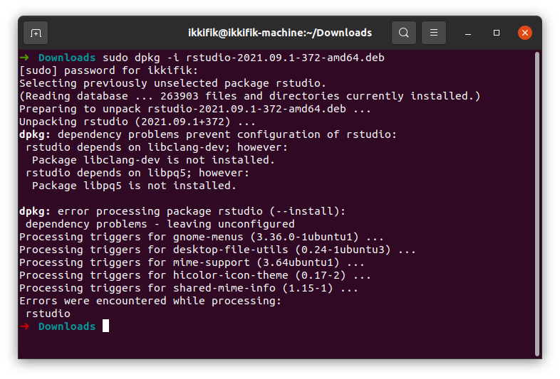 Install RStudio di Ubuntu